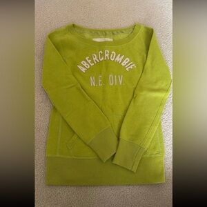Abercrombie & Fitch Lime Crewneck Sweater